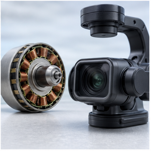 Motor and outdoor camera equipment