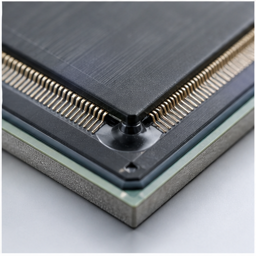 Semiconductor package close-up